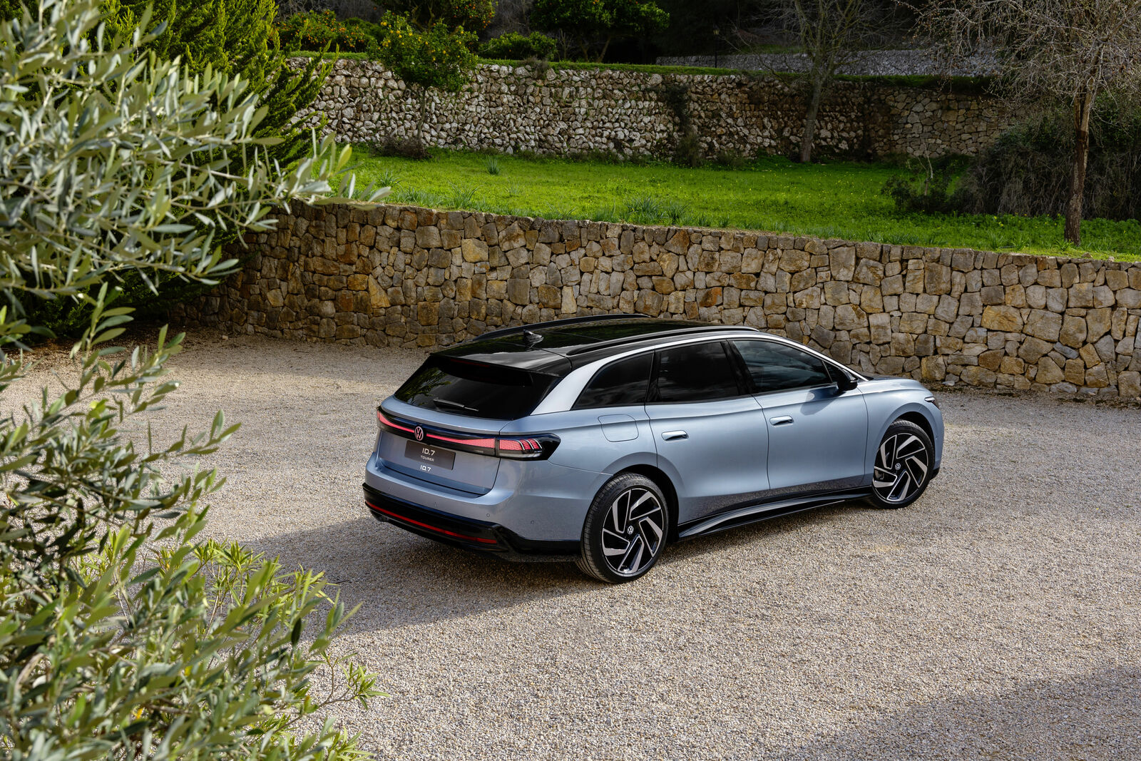 The all-electric Volkswagen ID.7 Tourer