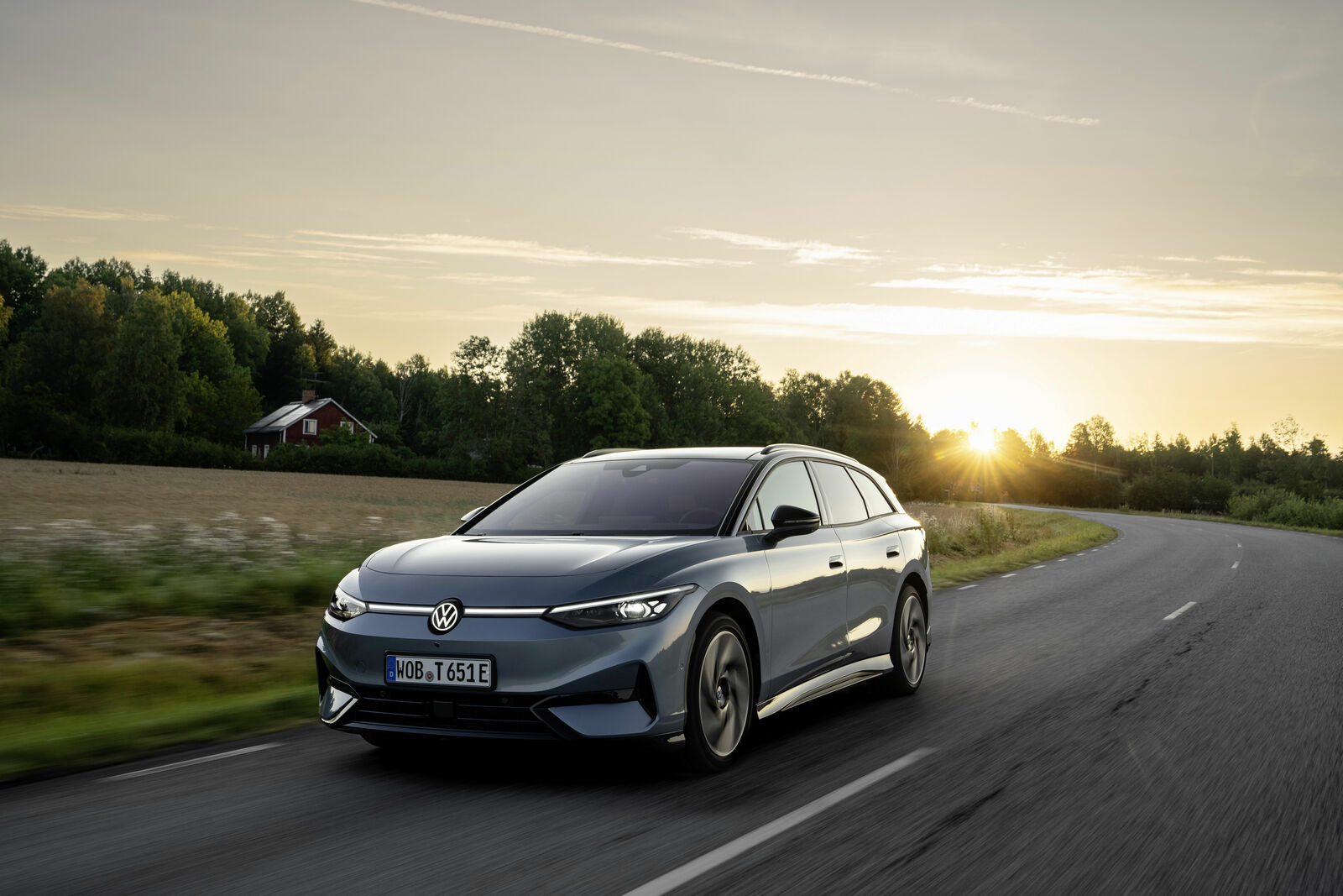The all-electric Volkswagen ID.7 Tourer Pro S