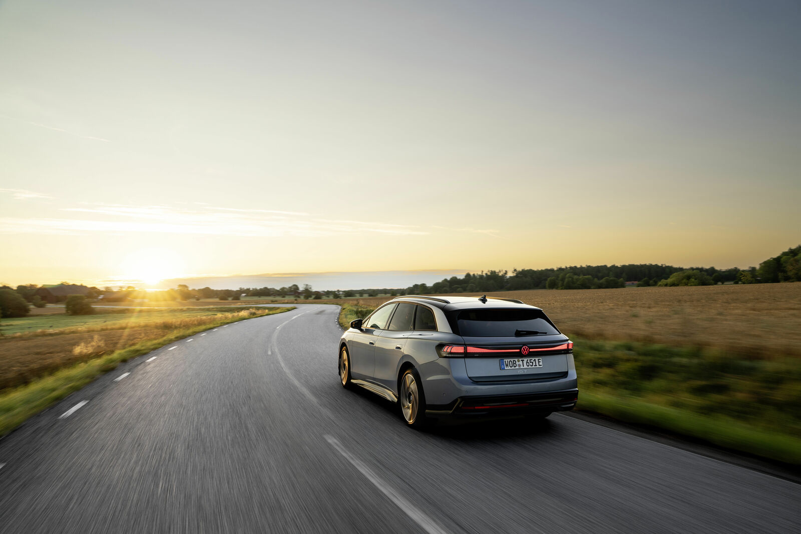 The all-electric Volkswagen ID.7 Tourer Pro S